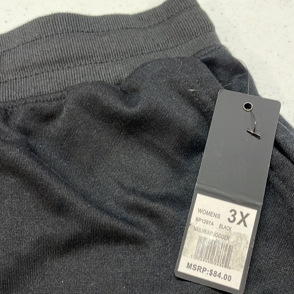 HP! NWT Bebe Sport Black Sweatpants - Picture 6 of 11